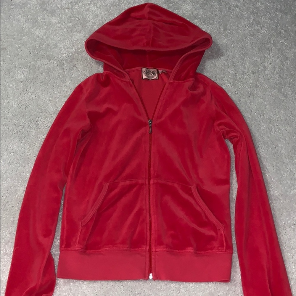 Red Juicy Couture sweater